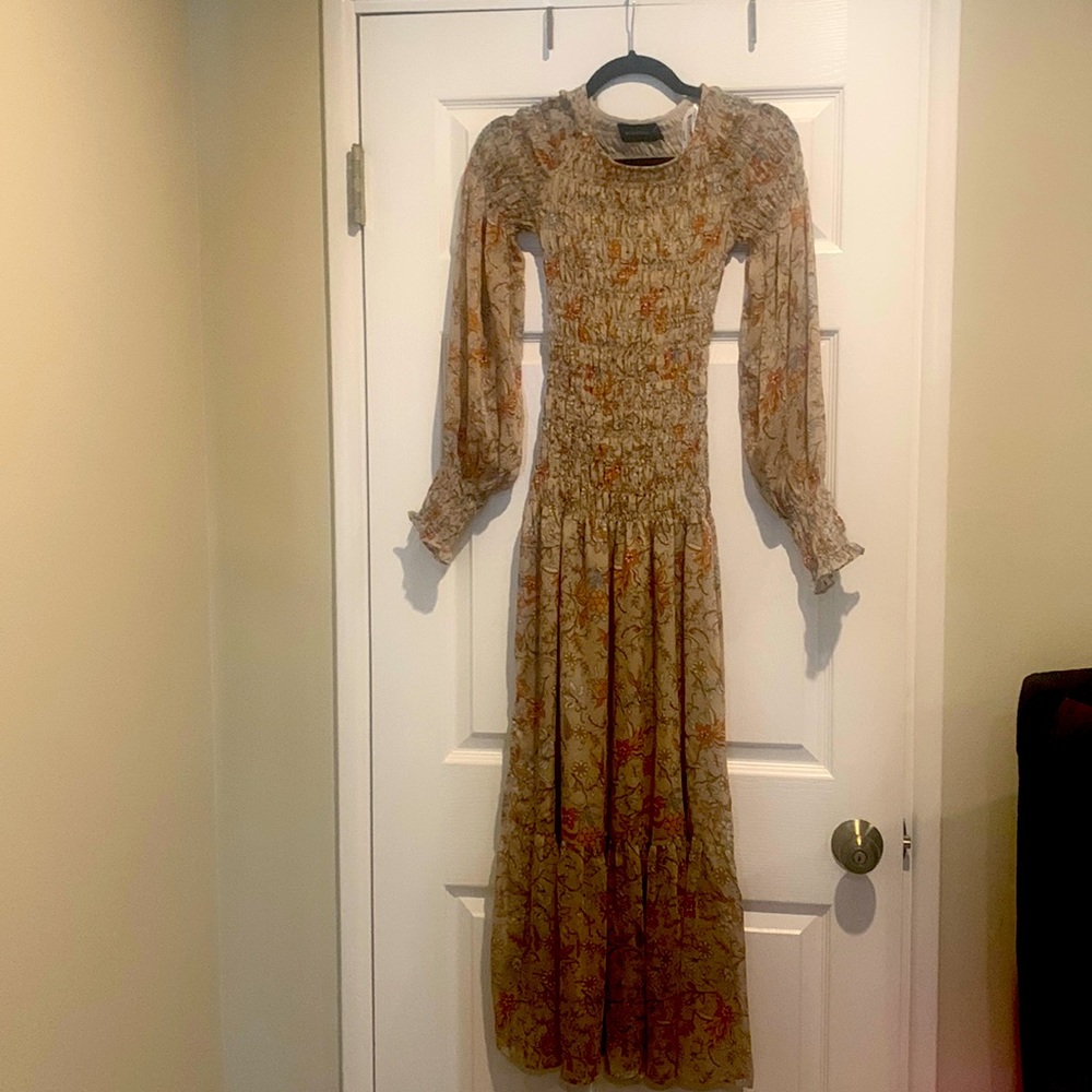 Boho style romantic dress